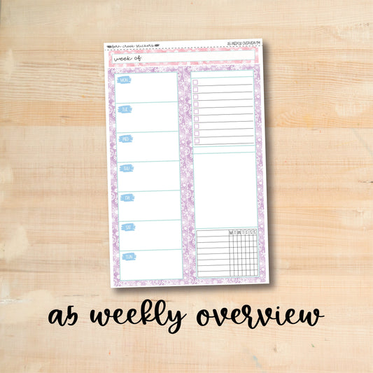 A5-WO 194 || WINTER MAGIC A5 Daily Duo Erin Condren Weekly Overview