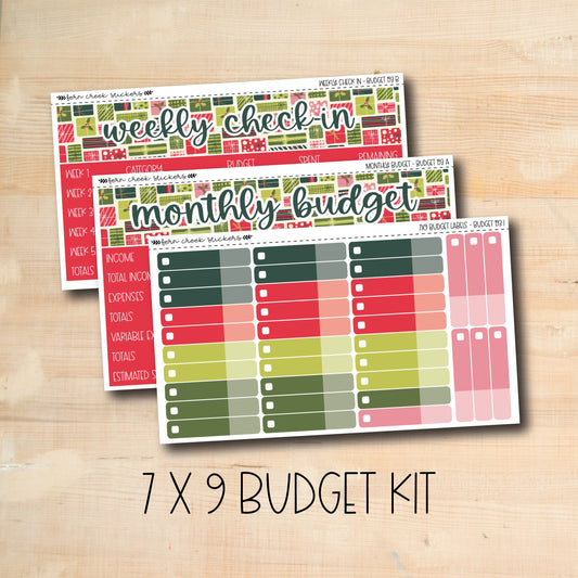 BUDGET-193 || VINTAGE CHRISTMAS 7x9 budget kit