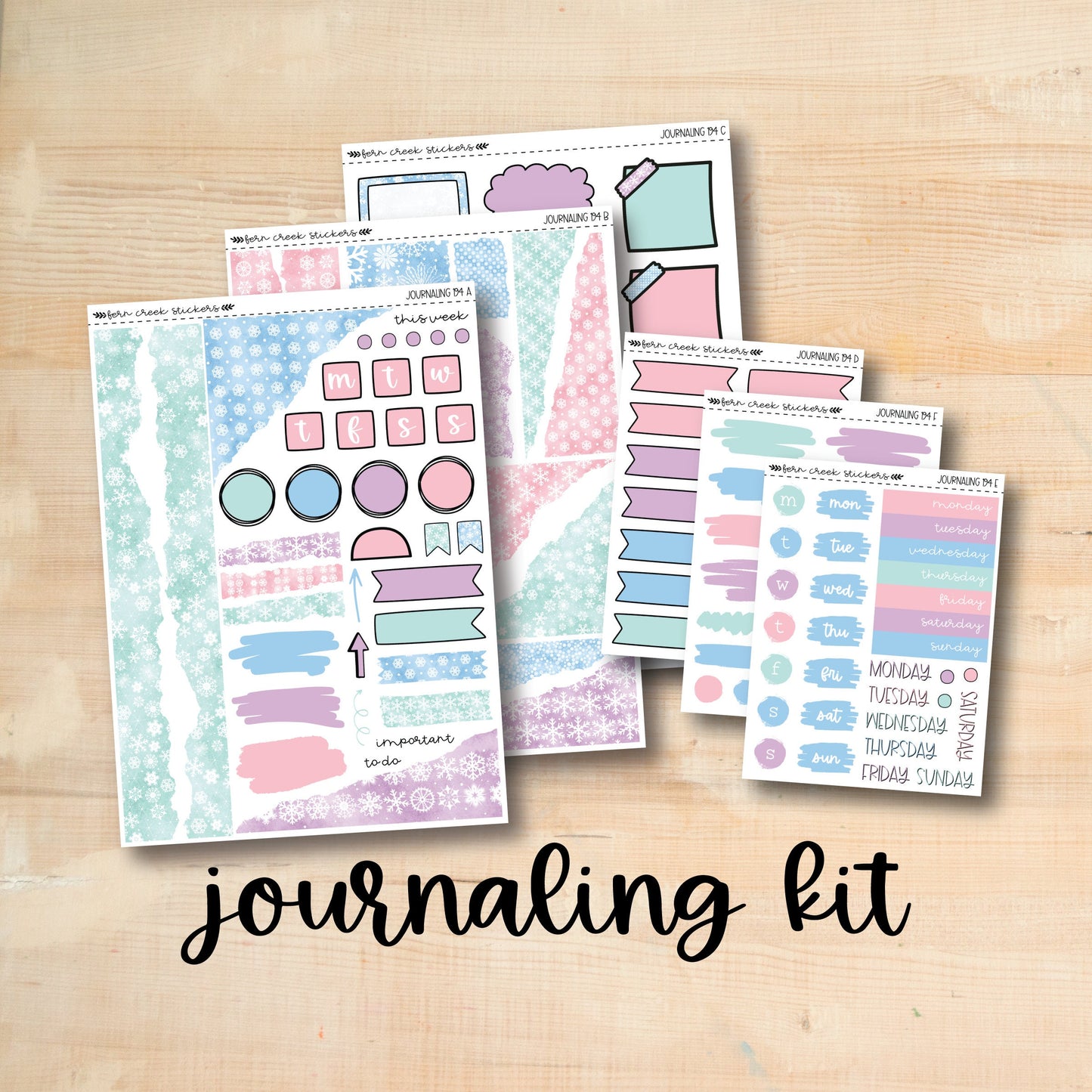 JOURN194 || WINTER MAGIC Journaling Kit