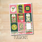 KIT-193 || VINTAGE CHRISTMAS weekly planner kit for Erin Condren, Plum Paper, MakseLife and more!