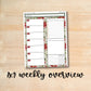 7x9-WO 192 || CHRISTMAS CHEER 7x9 Daily Duo Erin Condren Weekly Overview
