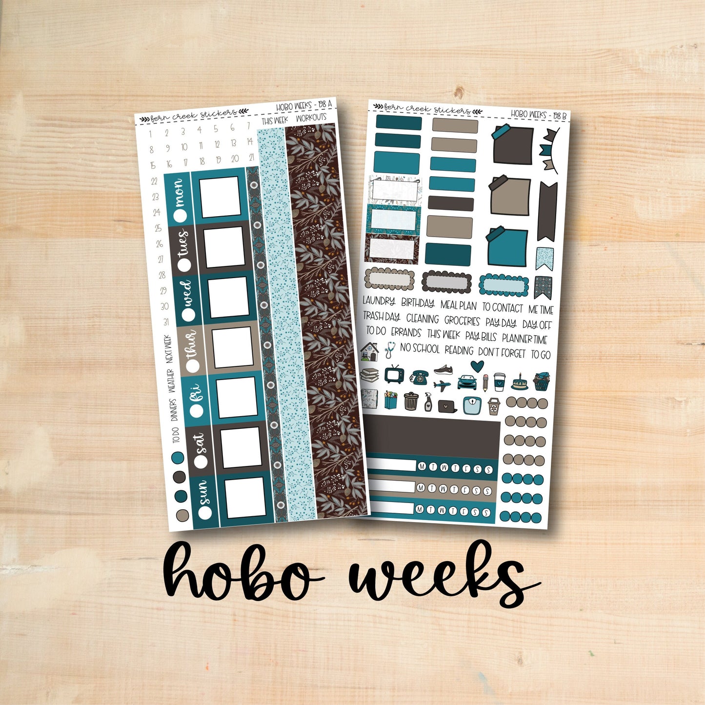 HW 198 || WINTER FOREST Hobonichi Weeks Kit