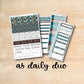 A5 Daily Duo 198 || WINTER FOREST A5 Erin Condren daily duo kit