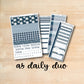 A5 Daily Duo 197 || WINTER FARMHOUSE A5 Erin Condren daily duo kit