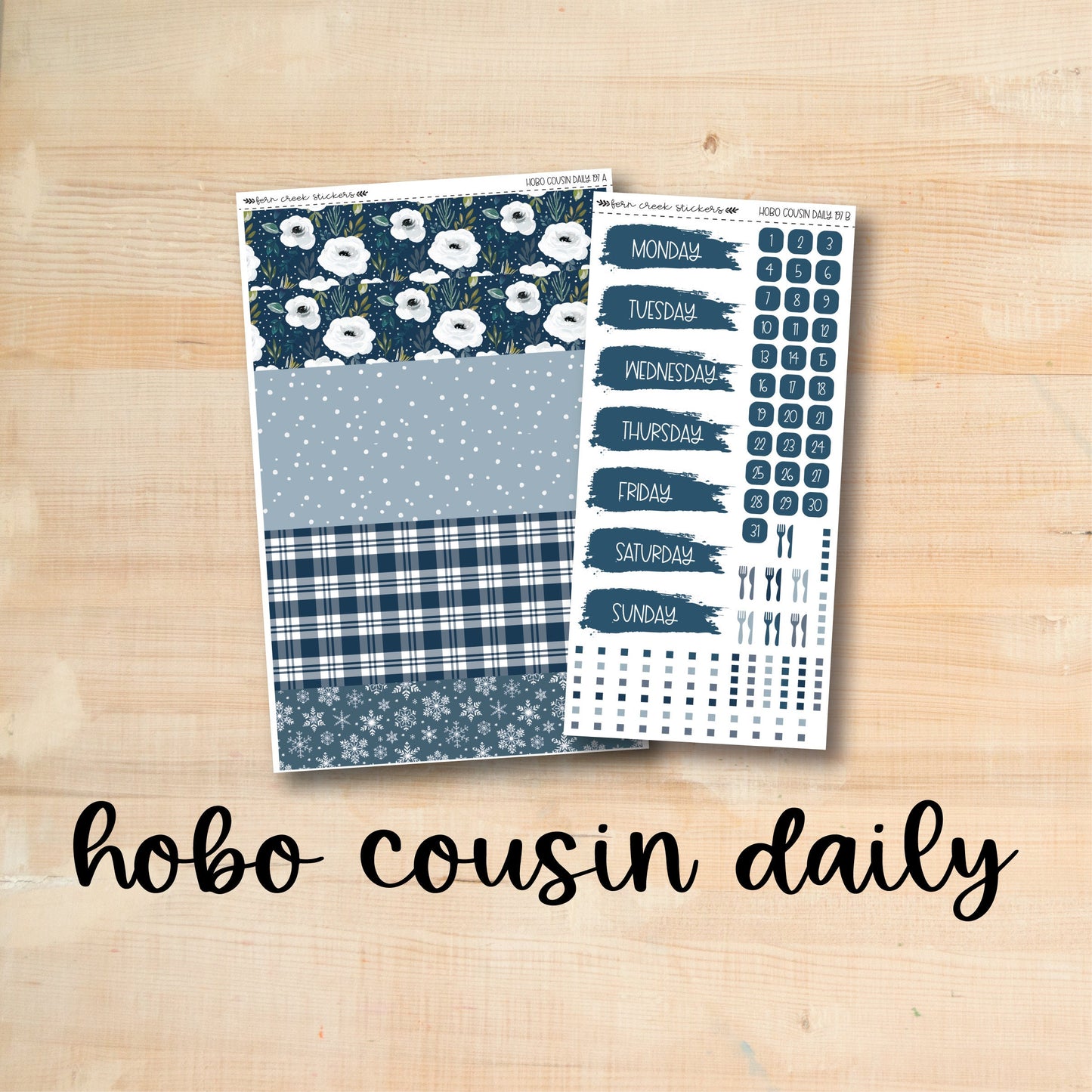 HC Daily 197 || WINTER FARMHOUSE Hobonichi Cousin Daily Kit