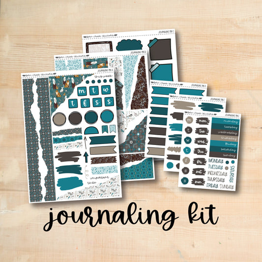 JOURN198 || WINTER FOREST Journaling Kit