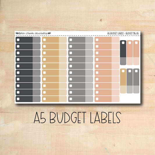 BUDGET-196 || MIDNIGHT PARTY A5 budget labels