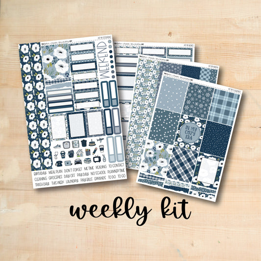 KIT-197 || WINTER FARMHOUSE weekly planner kit for Erin Condren, Plum Paper, MakseLife and more!