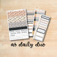 A5 Daily Duo 196 || MIDNIGHT PARTY A5 Erin Condren daily duo kit