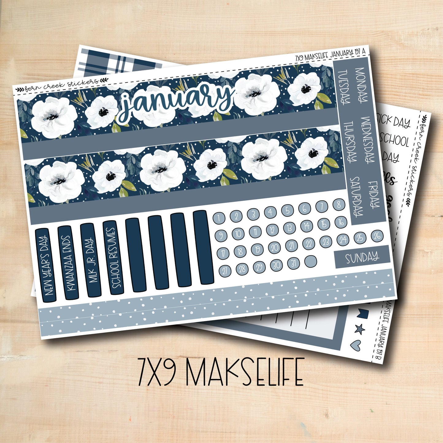 7X9 ML-197 || WINTER FARMHOUSE 7x9 MakseLife January Monthly Kit