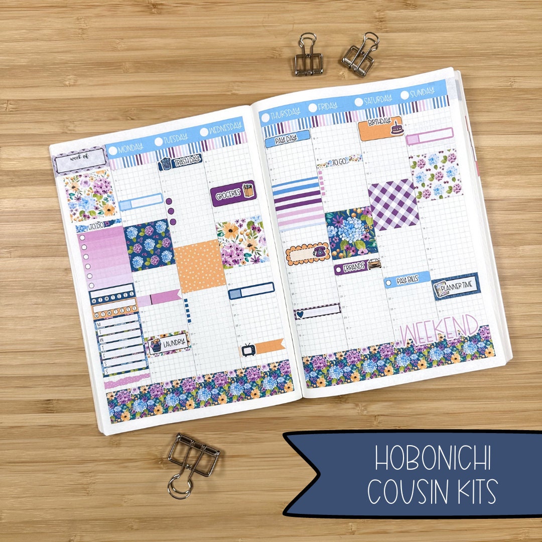 HC Weekly 196 || MIDNIGHT PARTY Hobonichi Cousin Weekly Kit