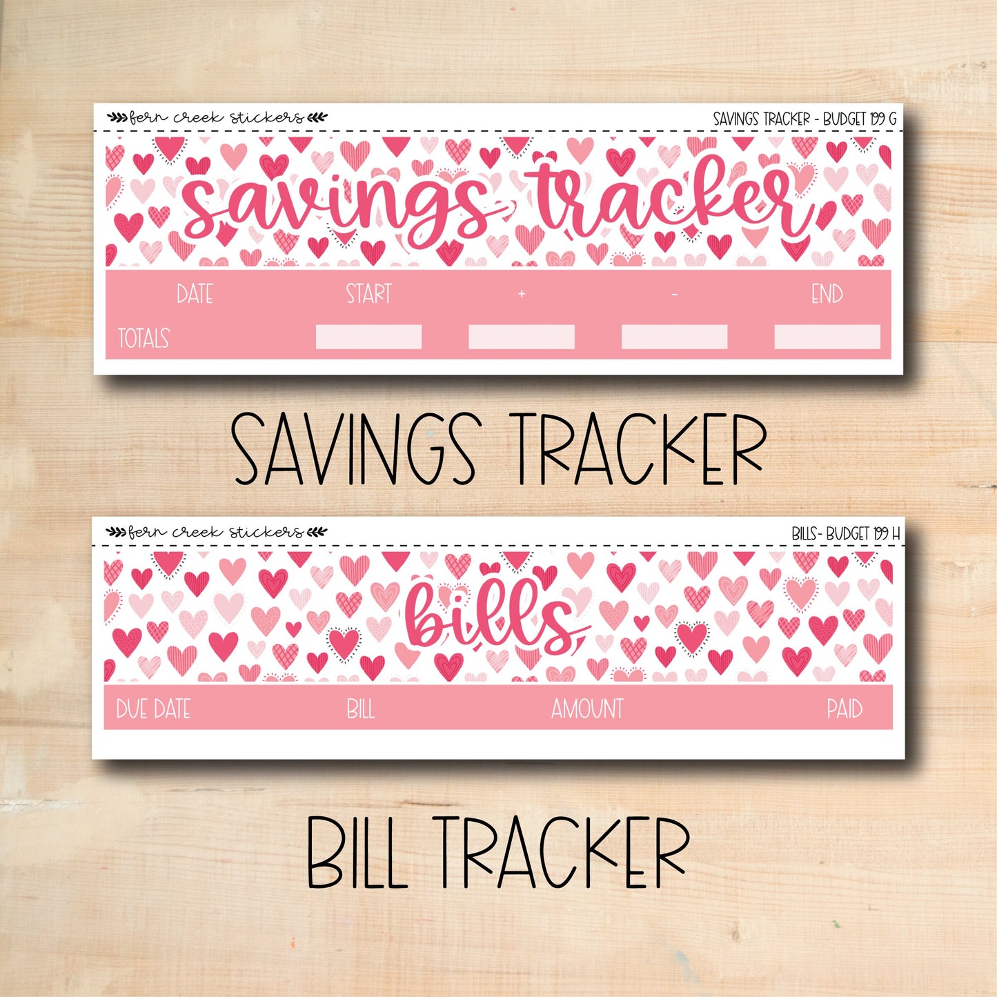 two valentine&#39;s day coupons with hearts on them