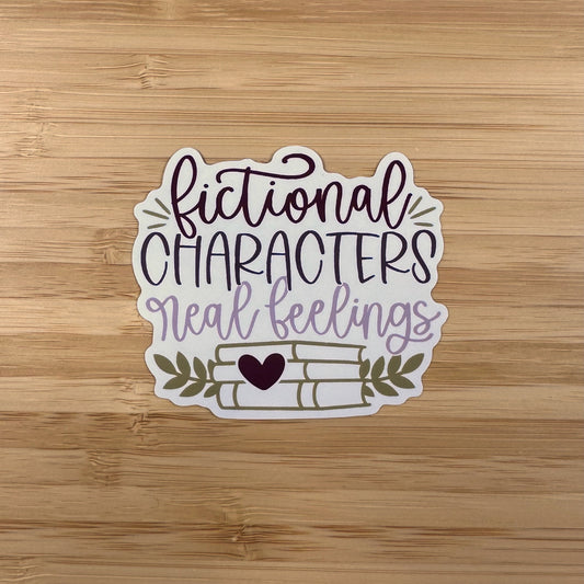 a sticker on a wooden surface that says traditional characters real feelings