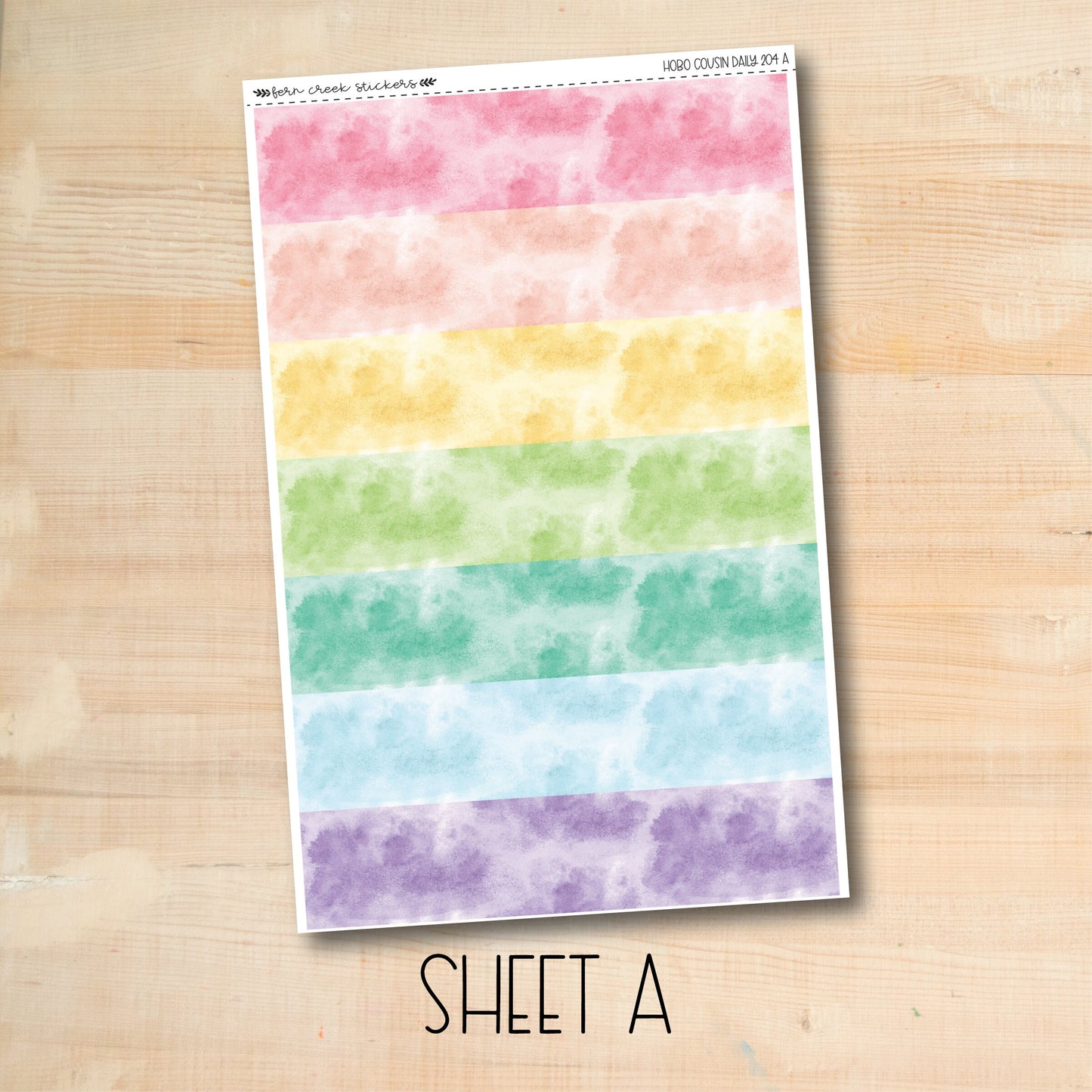 a sheet of watercolor paper with the words sheet a on it
