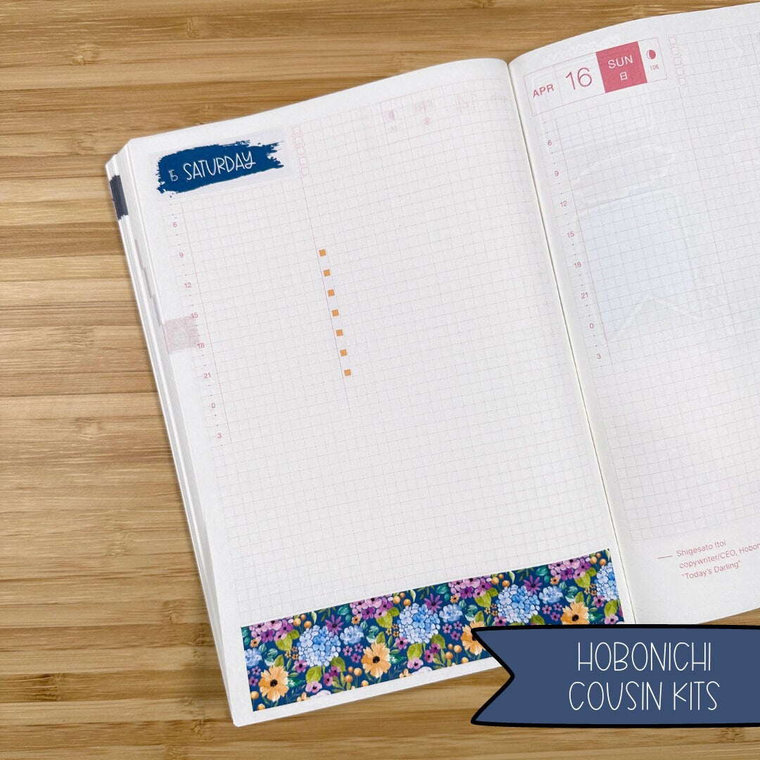 HC Daily 204 || RAINBOW CLOUDS Hobonichi Cousin Daily Kit
