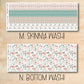 a pair of washi tapes with a pattern on them