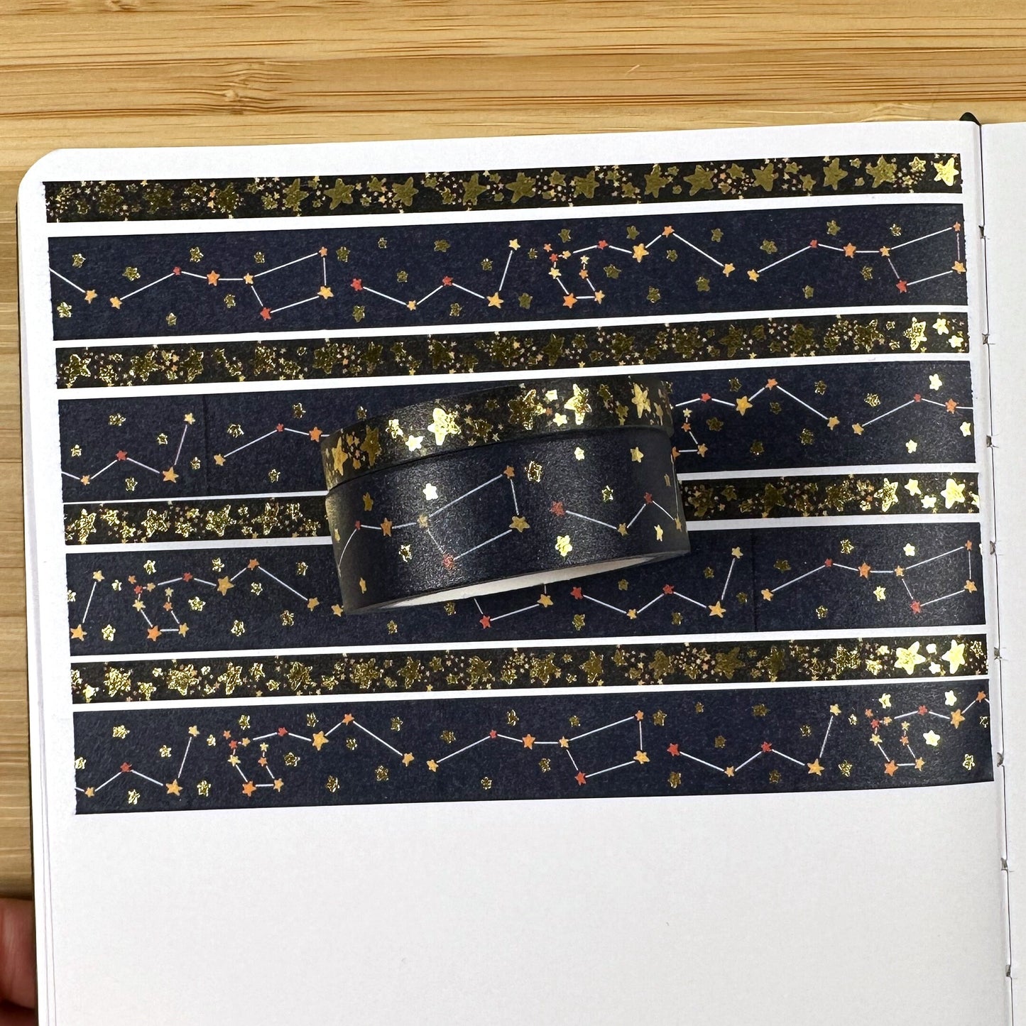 a picture of a tie with stars on it