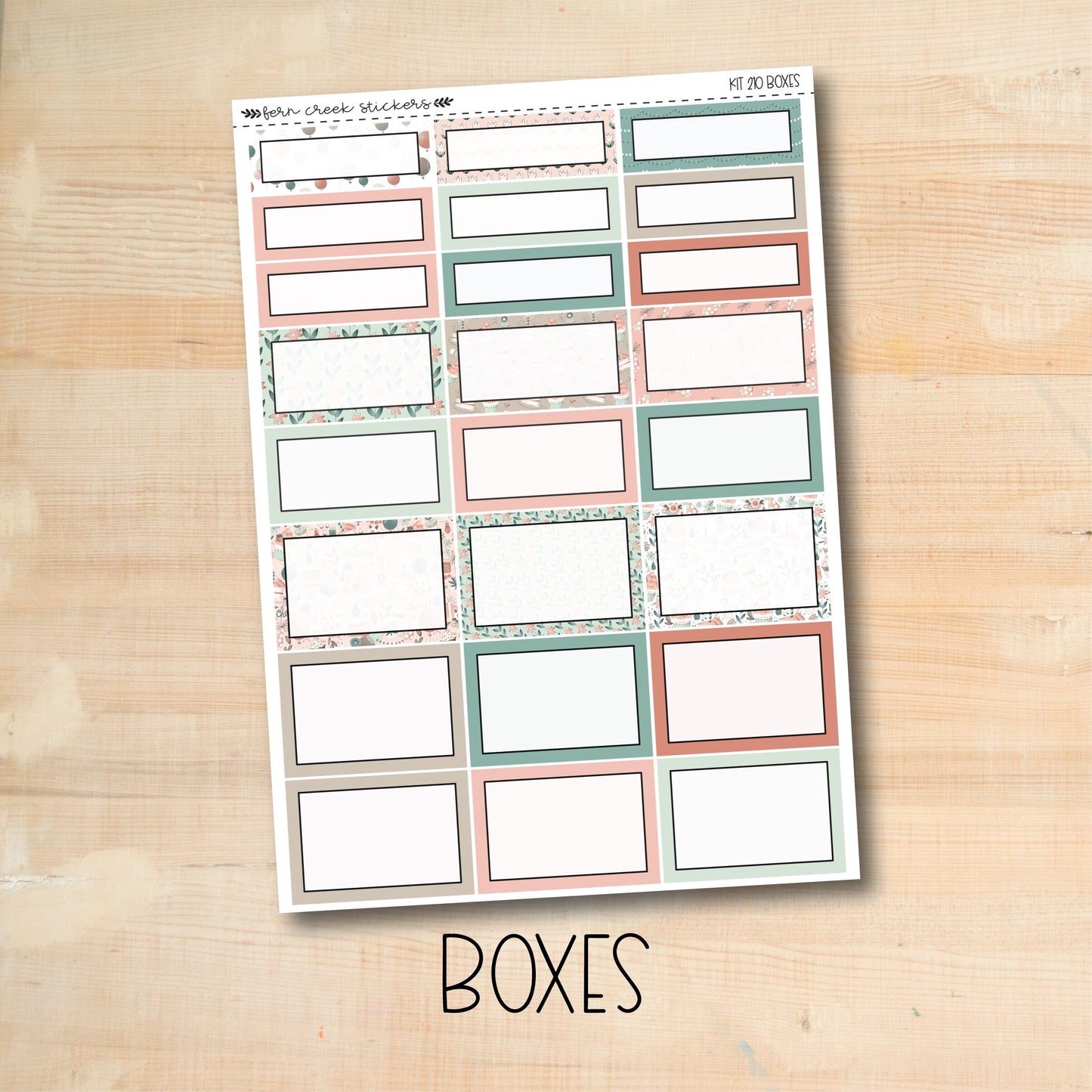 KIT-210 || EAT CAKE weekly planner kit for Erin Condren, Plum Paper, MakseLife and more!