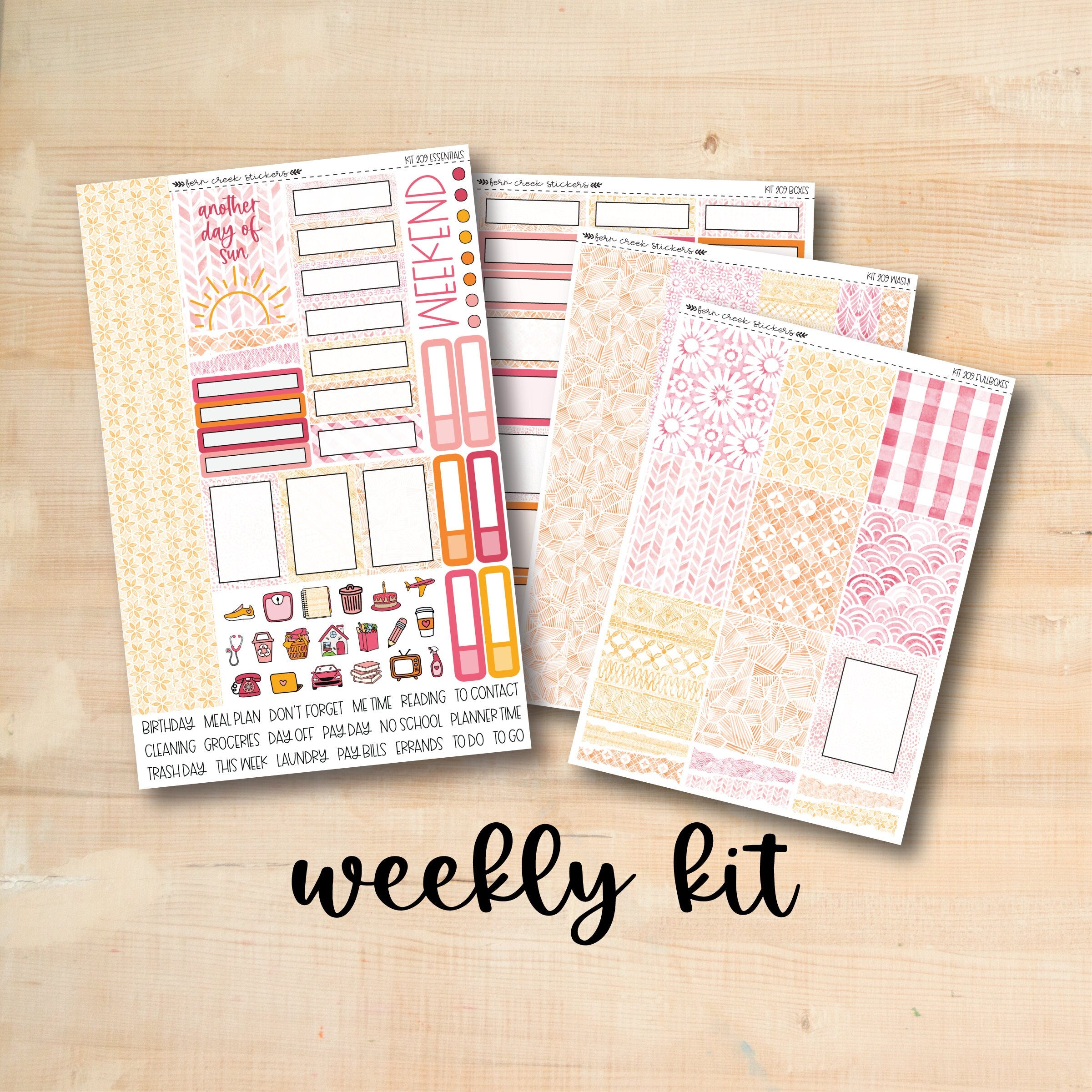 HUGE Erin Condren Planner offers Stickers Lot